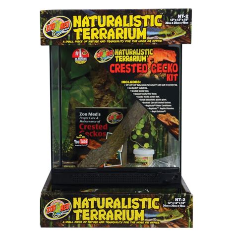 Naturalistic Terrarium Crested Gecko Kit | Metazotics