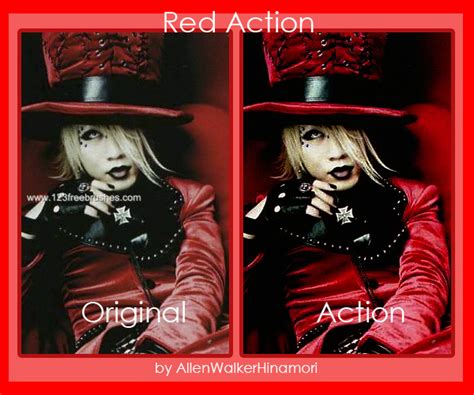 Red Effect Photoshop Action | 123Freebrushes