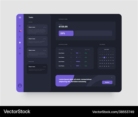 Wireframes screens dashboard ui and ux kit design Vector Image