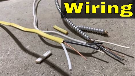 Electrical Wiring Explained-BX, Romex, 20 Amp, And More - YouTube