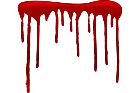 Blood drip. Red paint splash, halloween bloody (3290811)