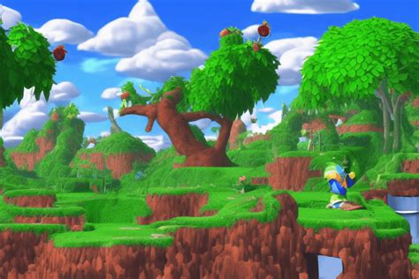 Sonic the Hedgehog Green Hill Zone · Creative Fabrica