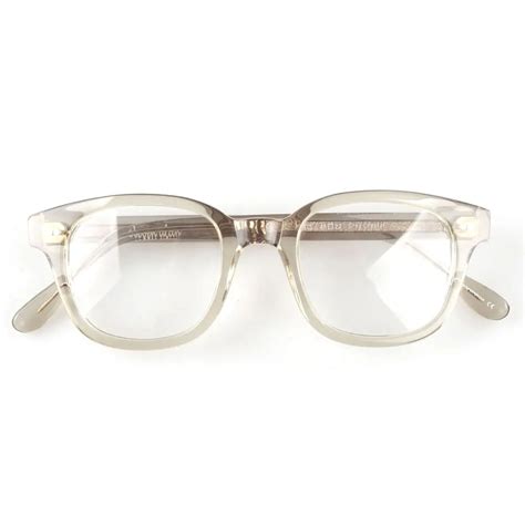 Light transparent yellow glasses frames Italy Acetate-in Men's Eyewear Frames from Apparel ...