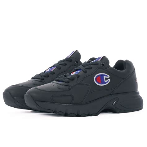 Champion CWA-1 Leather Sneakers | Black | S20850S19KK01