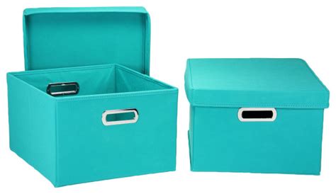 Storage Boxes With Lids - Contemporary - Storage Bins And Boxes - by ...