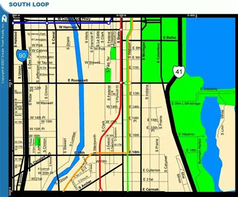 South Loop Map. Chicago. | My kind of town, South side chicago, Chicago