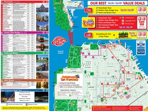 Map Of San Francisco Attractions Printable - Printable Maps