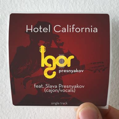 Igor Presnyakov Hotel California Album Cover Sticker