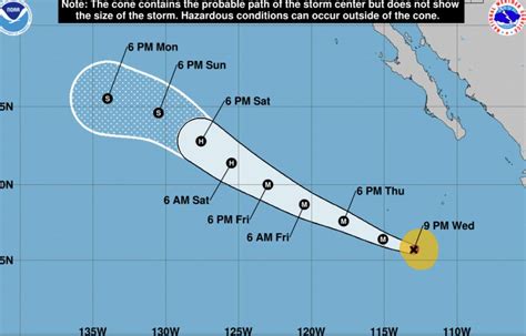 Category 4 Hurricane Jova could send big waves to California