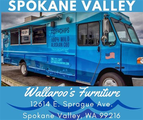 SPOKANE VALLEY~Captain’s Cod Fish & Chips!, Wallaroo's Furniture and Mattresses (Spokane Valley ...