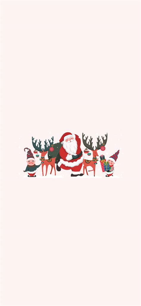 Download Preppy Santa Claus Christmas Wallpaper | Wallpapers.com