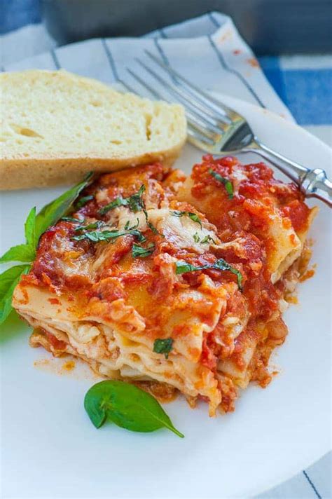 Meatless Cottage Cheese Lasagna