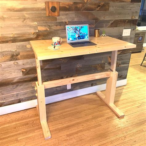 Sit or Stand: How to Make Your Own Adjustable DIY Desk | The Family Handyman