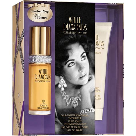 Elizabeth Taylor Perfume Gift Set, White Diamonds , 2 Pieces - Walmart.com - Walmart.com