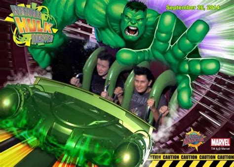 Universal Orlando-Incredible Hulk Coaster Refurbishment Begins September 8, 2015!