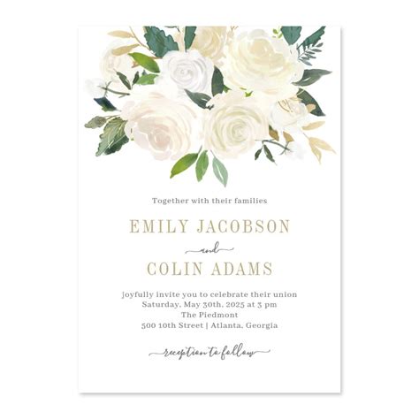 Pure Love Floral Wedding Invitations - Berry Berry Sweet