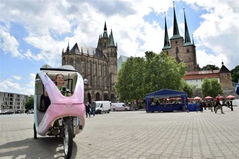 Erfurt: Private Guided Classic Old Town E-Rickshaw Tour | GetYourGuide