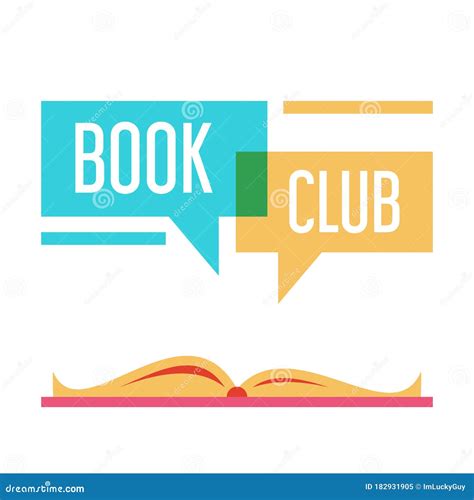 Book Club Concept. Group Of People Sitting Royalty-Free Illustration ...