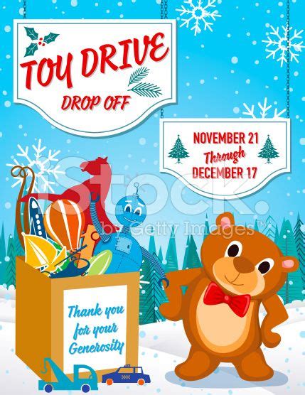 Toy Drive Poster Template. Ideal for any charity or fundraiser that ...