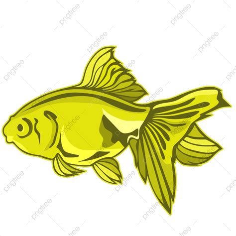 Goldfish Cute Vector Hd Images, Cute Cartoon Of Goldfish, Goldfish, Cartoon, Design PNG Image ...