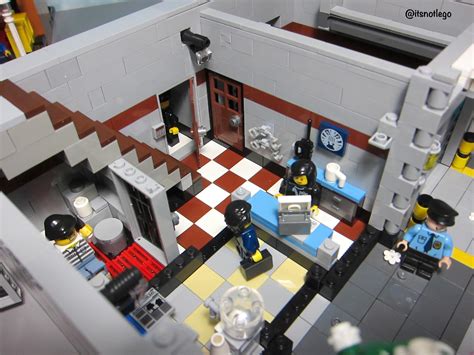 Bricks And Figures: My Not Lego Police Station Modular MOC - Part Three