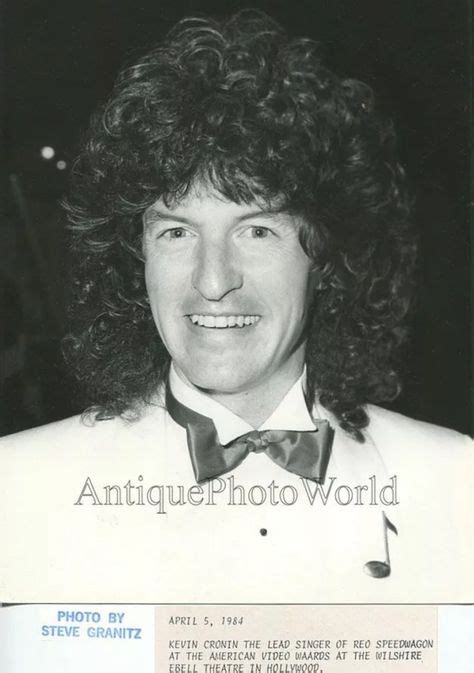 Cutie ️ Kevin Cronin from REO Speedwagon (With images) | Reo speedwagon, American video, Lead singer