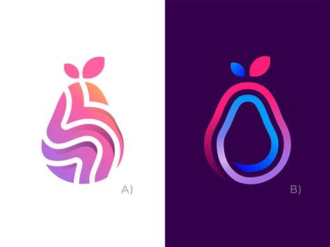 Pear logos by Sam Hox on Dribbble