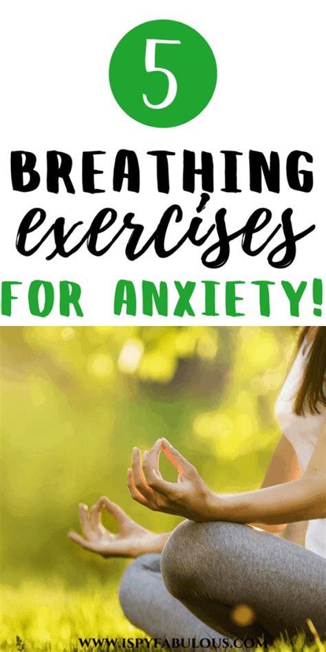 5 Breathing Exercises to Help with Anxiety in 2020! - I Spy Fabulous