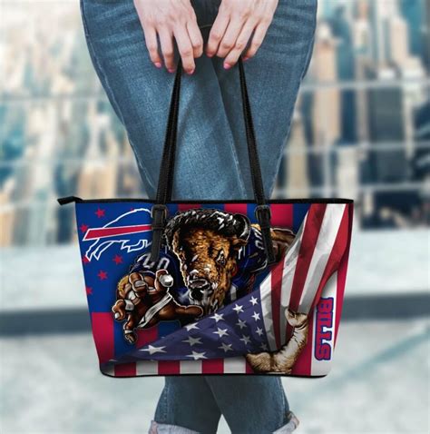 NFL Buffalo Bills Mascot Leather Bag - billsfanshome.com