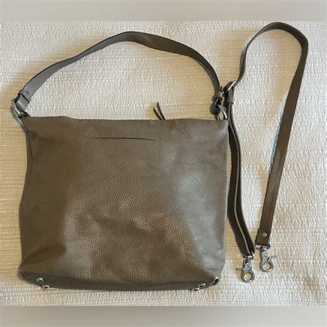 Poppy Barley | Bags | Poppy Barley Grey Leather Weekender Bag | Poshmark