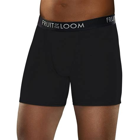 Fruit of the Loom - Big Men's Breathable Assorted Color Short Leg Boxer Briefs, 6 Pack 2XL ...