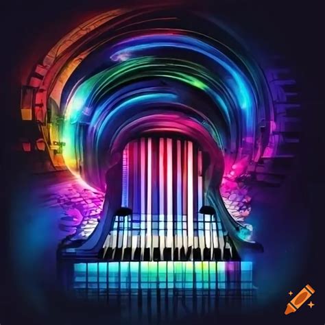 Poster for a piano music festival