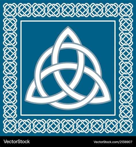 Ancient symbol triskel traditional celtic design Vector Image