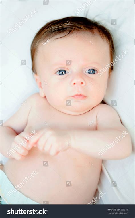 Beautiful Baby Blue Eyes Black Hair Stock Photo 286209359 | Shutterstock