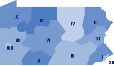 PIAA District Map | Secondary education, Soccer mom, Districts