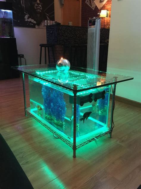 Aquarium Coffee Table | Fish tank coffee table, Amazing aquariums ...