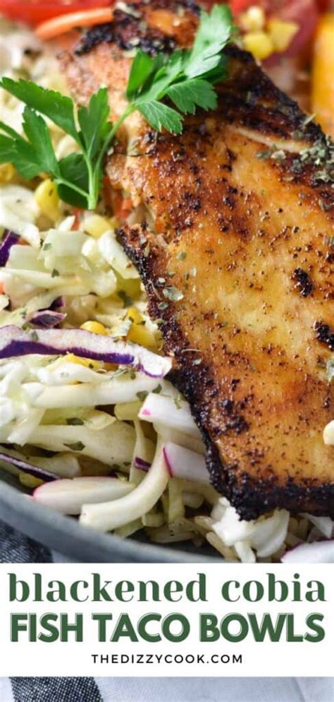 Blackened Cobia Recipe - The Dizzy Cook