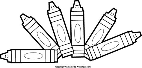 Free Black And White Crayon Clipart, Download Free Black And White ...