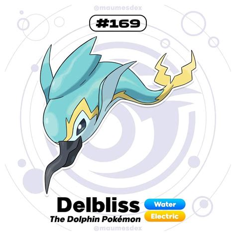 Pokémon Mars version on Instagram: “#168: Delbliss (Delphin + bliss) EN ...