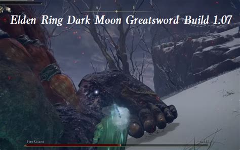 Elden Ring Dark Moon Greatsword Build 1.07 - Best Boss Killer in Elden Ring