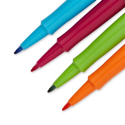 Paper Mate® Flair!® Medium Point Vivid Colors Felt Tip Pens - Assorted, 4 pk - Kroger