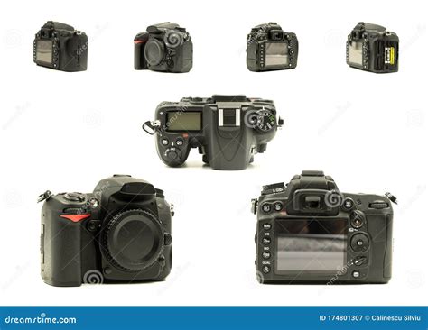 Dslr camera details stock image. Image of lens, details - 174801307