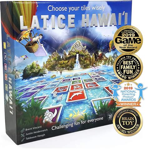 Amazon.com: Latice Hawaii Strategy Board Game - The Multi-Award-Winning ...