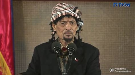 Misuari vows to help Duterte pursue peace in Mindanao, arrest warrant ...