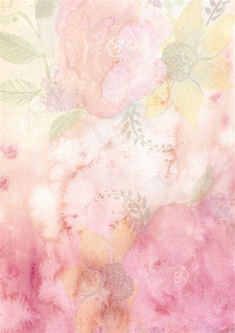 Watercolor Background Flower