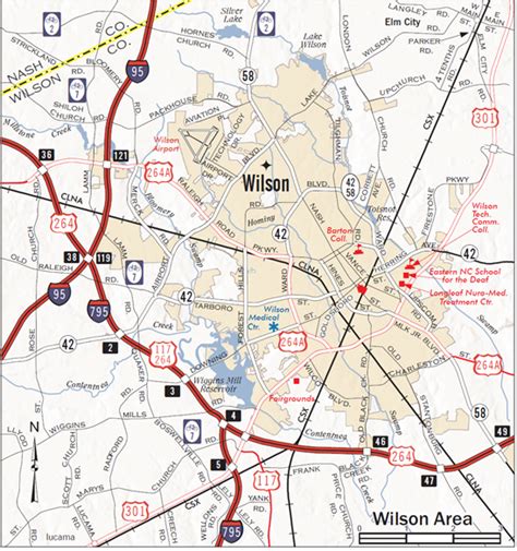 Wilson Hospital Campus Map