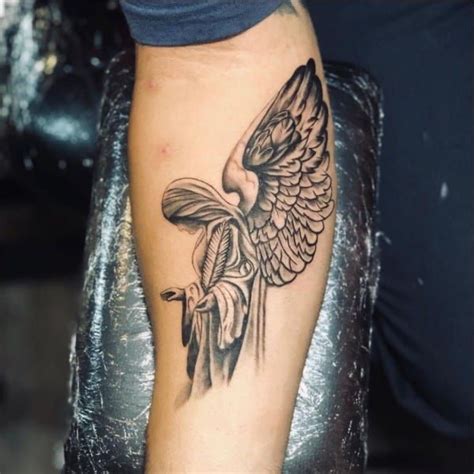 guardian angel tattoo in 2021 | Angel tattoo for women, Tattoos for ...