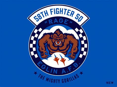 58th Fighter Squadron Patch by Bret Hawkins on Dribbble