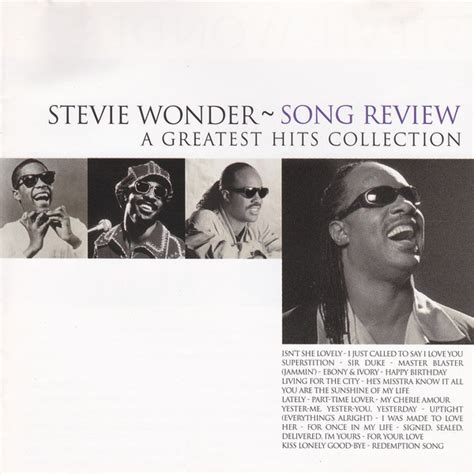 Stevie Wonder - Song Review: A Greatest Hits Collection Lyrics and ...