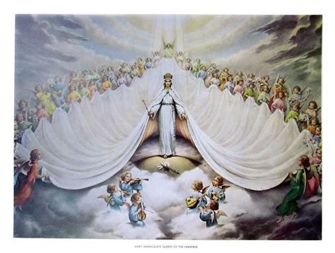 Mary Immaculate Queen of the Universe - Framed or Print Only > Pictures